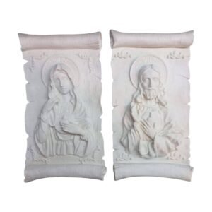 Jesus & Virgin Mary Paper Cilicon