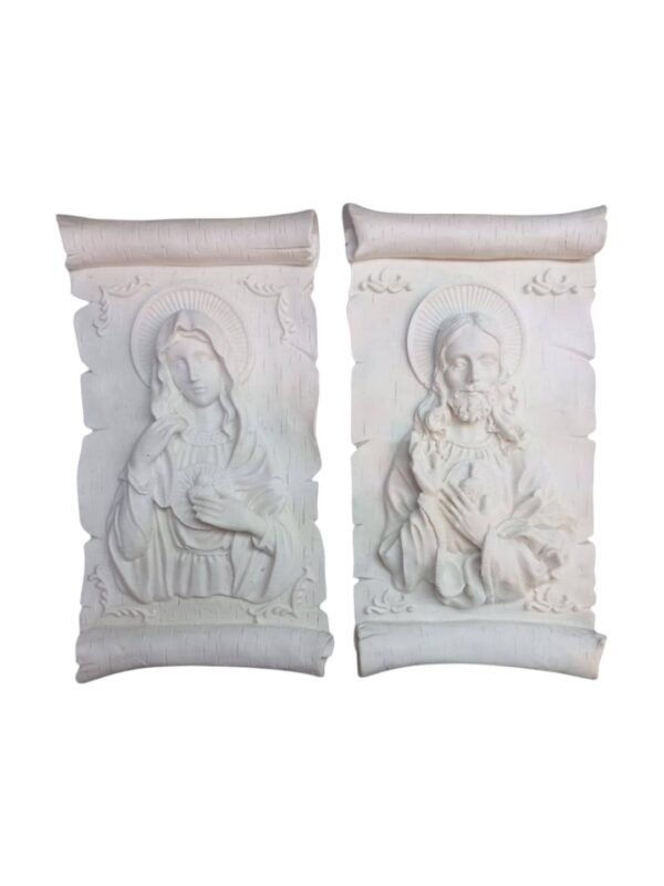 Jesus & Virgin Mary Paper Cilicon
